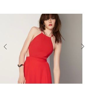 COLOR NAVY Maxi fame and partners ada dress